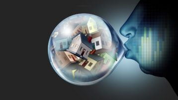 Hoge rente maakt huizen onbetaalbaar, huizenprijzen gaan omlaag