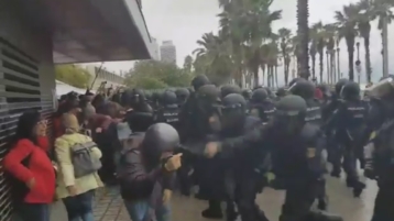 Referendum in Catalonië (beelden)