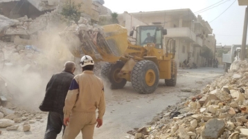 Rusland stuurt bouwmateriaal en machines voor wederopbouw Syrië