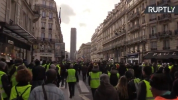 Dertiende ronde van demonstraties gele hesjes in Frankrijk