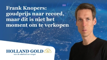 Frank Knopers: 'Goudprijs naar record, maar niet het moment om te verkopen'