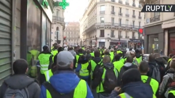 Zesde ronde van demonstraties gele hesjes