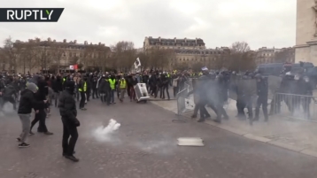 Opnieuw grootschalige demonstraties gele hesjes in Parijs