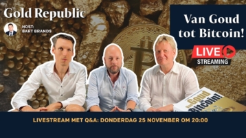 Livestream: Boeklancering Van Goud tot Bitcoin! op 25 november