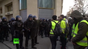 Vierde ronde van protesten gele hesjes in Parijs begonnen