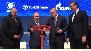 Rusland en Turkije openen officieel TurkStream gaspijpleiding