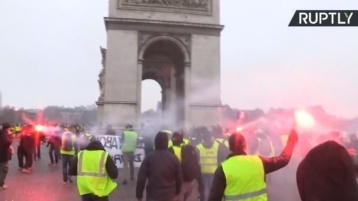 Opnieuw demonstraties in Parijs