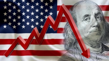 Verenigde Staten staren naar het plafond en de afgrond