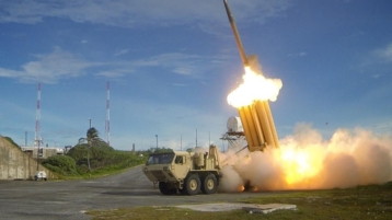 VS voert raketlancering uit boven Stille Oceaan