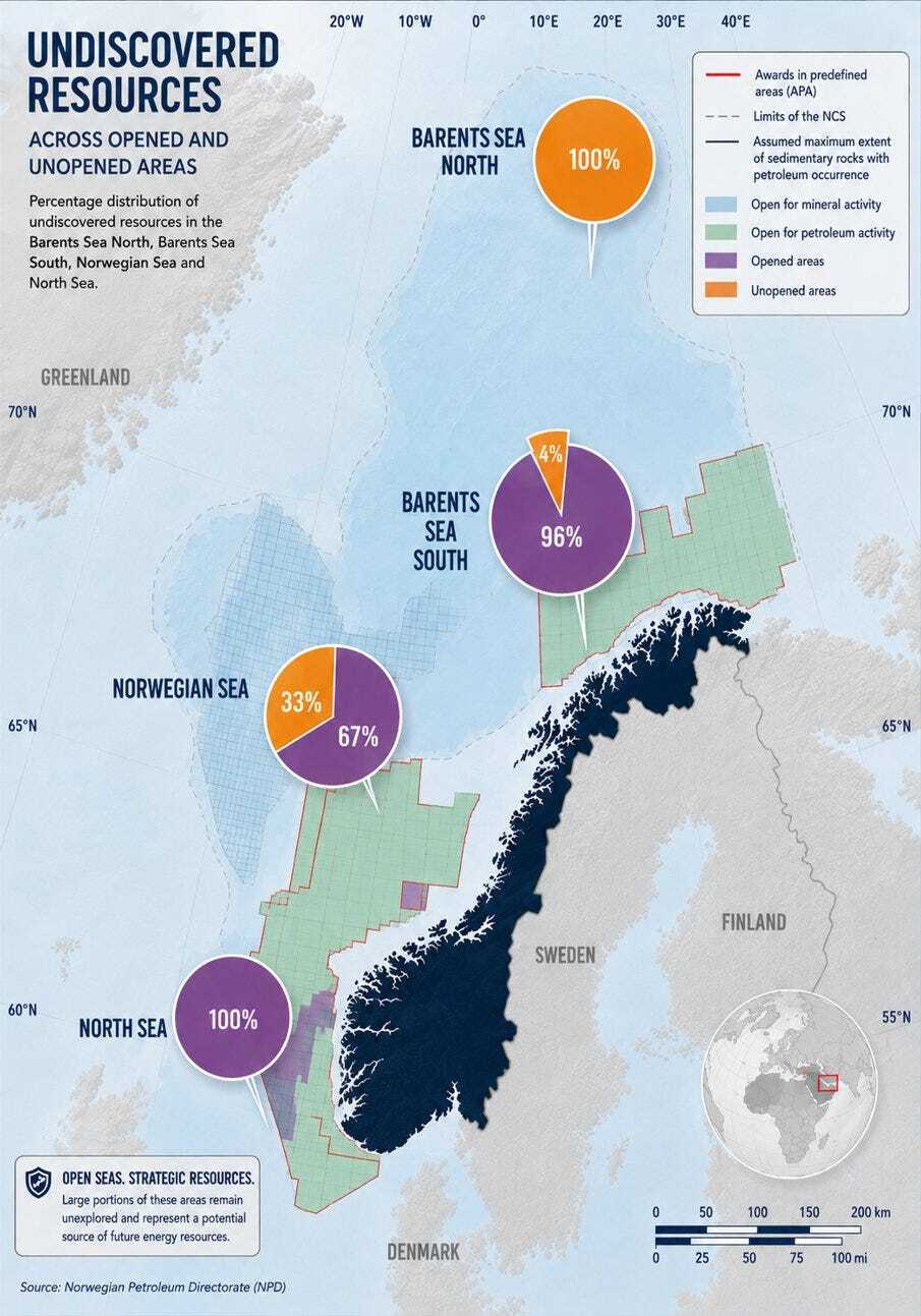 Noorwegen wil meer olie en gasreserves in kaart brengen en exploiteren (Bron: NPD)